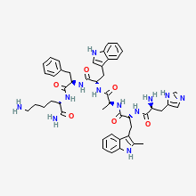 Hexarelin molecular structure