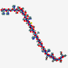 Tesamorelin molecular structure