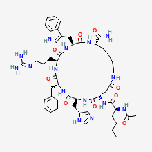 Melanotan II molecular structure